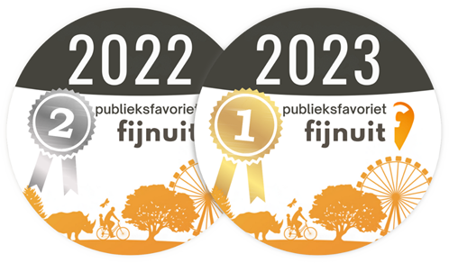 Voted public favorite 2023 on Fijnuit!